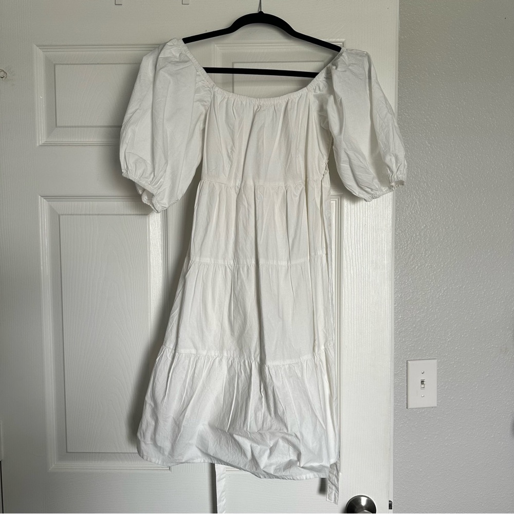white dress